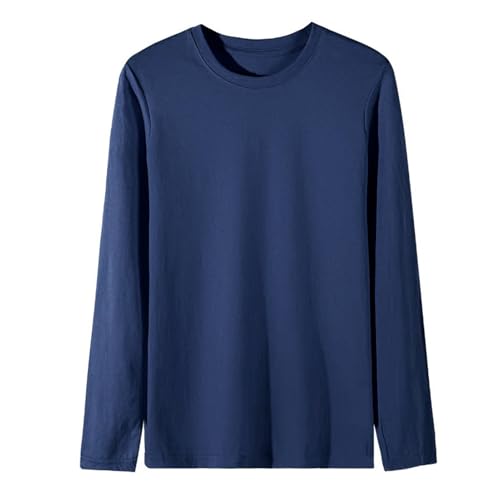 T-shirt manches longues homme coupe ample en coton respirant contre l'inconfort de la mi-saison