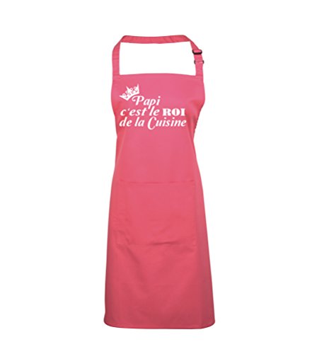 Edward Sinclair Papi C'est Le Roi de la Cuisine Tablier Couleur Fushia