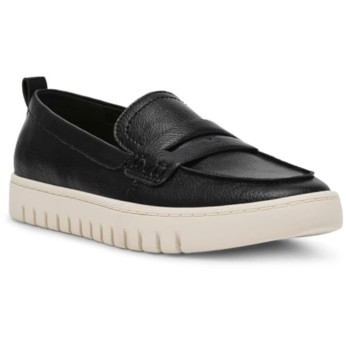 Anne Klein Women's Slip-on Loafer Kinetic, Black Smooth, 8