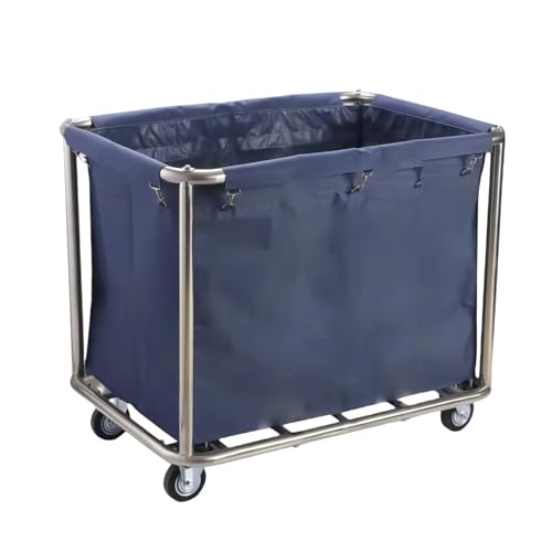 Carrito de gran capacidad con ruedas para evitar sobreesfuerzos en hostelería y hogar