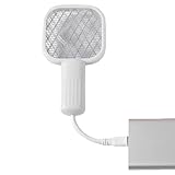 Elektrische Fliegenklatsche Zapper | Sicherheitslampe mit Sicherheitsnetz für Zuhause, Hinterhof, Hof, Camping