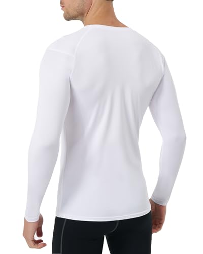 Runhit Long Sleeve Compression Shirts for Men, UPF 50+ Men's Compression Shirts, Running Athletic Workout Base Layer2
