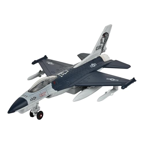 Image of Toys Uncle Diecast Aeroplane Scale Model, (1:400 Fighter Aeroplane with Light and Sound (Type 5))