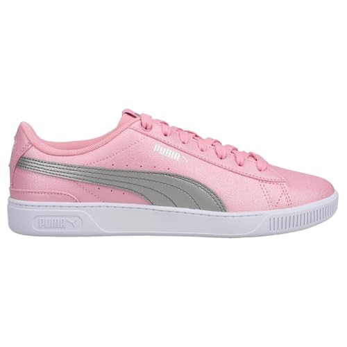 PUMA Kids Girls Vikky V3 Glitz Glitter Lace Up Sneakers Shoes Casual - Pink