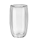 ZWILLING Sorrento 8-pc Double-Wall Glass Latte Cup Set, 11.8 fluid ounces