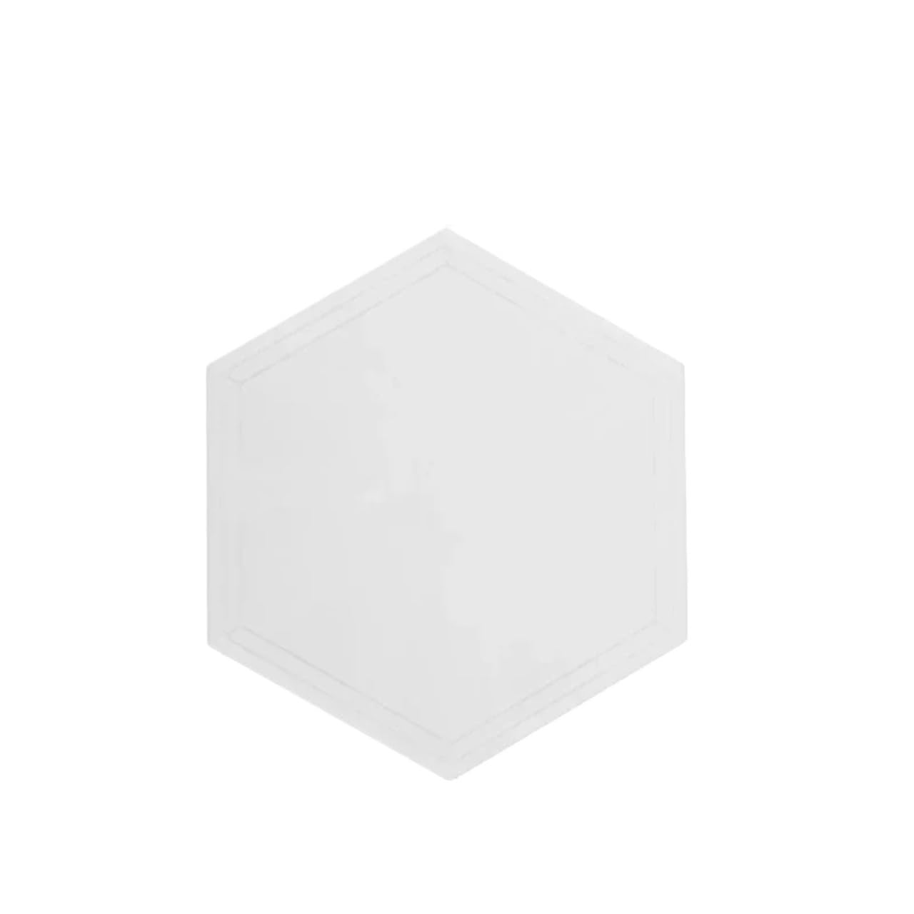Silicone Table Pad Waterproof Heat Insulation Anti-skid Kitchen Gadget Easy Cleaning Dinnerware Placemat for Home Kitchen(White)