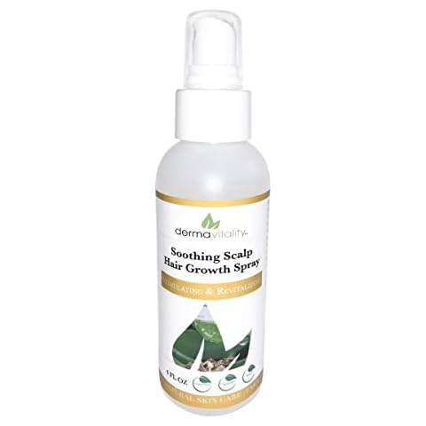 Soothing Scalp Hair Growth Spray. Soothes Dry Itchy Scalp. Hair Loss Treatments for Women and Men, Chemo Patients - 4 Ounces Cover
