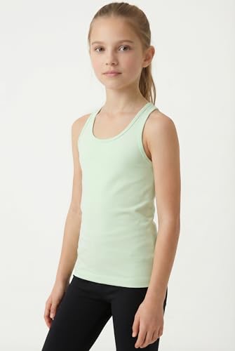 Image of Kurve Premium Girls Seamless Supersoft Wide Strap Comfortable Racerback Tank (Made with Love in The USA)