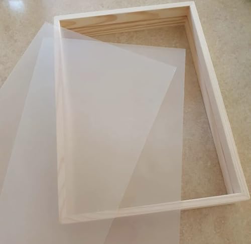 Image of Abhikalpya Art studio A4 Floating Wooden Frame 8x12 inch Empty for any plant leaf decoration, picture, DIY Gift item 30.48 X 20.32 Centimeters (Wooden) (Table top)