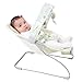Otrolepota Baby Bouncer, Infants Bouncy Seat with Music and Vibrations,Portable Baby Rocker with Hanging Grasping Planet & Mirror for Newborns Indoor Outdoor Use 0-6 Months Up to 20 lbs