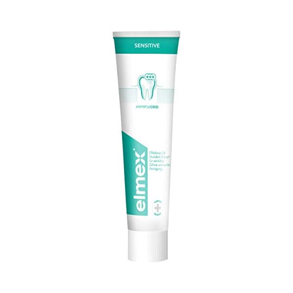 elmex Sensitive Set für empfindliche Zähne: 3 x Zahnpasta 75 ml + 1 x extra weiche Zahnbürste – Bild 4