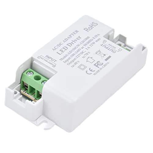 Transformador de Potência do Driver de LED AC100-240V/0,35A DC12V/1A 12W para G4 MR11 MR16 Tamanho P