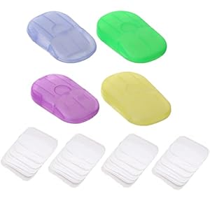 Dulspue Seifenblätter 4x Boxen Reise Seife