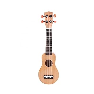 Ukulele 17 inch Red Pine Ukulele Guitar Spruce Wood Ukulele Guitar with Storage Bag (41x12x4.3cm) Guitar - Les Beatles, Paul McCartney, John Lennon, RIngo Starr, George Harrison