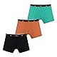 Carer Jungen Inkontinenz-Boxershorts 3er-Pack Waschbare Baumwollunterwäsche mit 100 ml Absorption für Harnverluste Bettnässen Sauberkeitstraining und leichte bis mittlere Inkontinenz Größe L