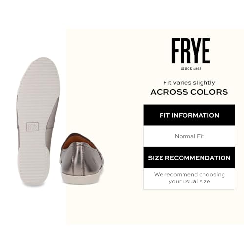 Image of Frye Melanie Slip On Shoes for Women Crafted from Premium Leather with Rubber Toe Bumpers and Soles, Leather Lining, and Removable Footbeds - 1 inch Outsole