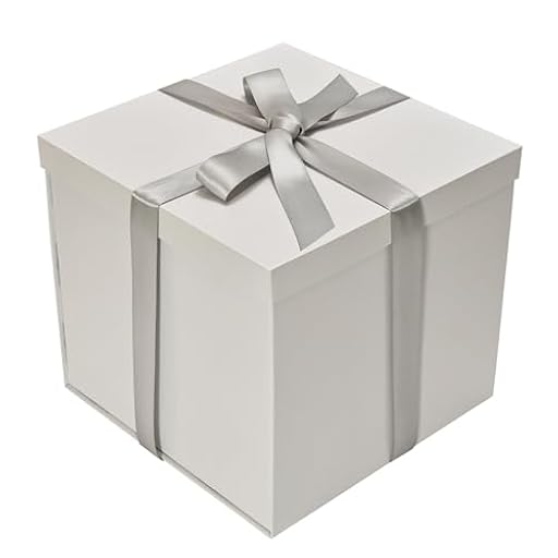 Tekhoho Caja Regalo Blanco 22x22x20,5cm, Cajas de Regalo Premium con Tapa y Cinta para Regalos de San Valentín, Navidad, Bodas, Cumpleaños, Embalaje de Regalo, Forro a Cuadros | Ya disponible en tu tienda friki favorita! En mundofriki.es! Tekhoho Caja Regalo Blanco 22x22x20,5cm, Cajas de Regalo Premium con Tapa y Cinta para Regalos de San Valentín, Navidad, Bodas, Cumpleaños, Embalaje de Regalo, Forro a Cuadros | Ya disponible en tu tienda friki favorita! En mundofriki.es!