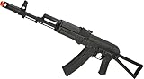 Evike Airsoft - CYMA Standard Stamped Metal AK74 AEG Airsoft Rifle w/Steel Folding Stock (Package...