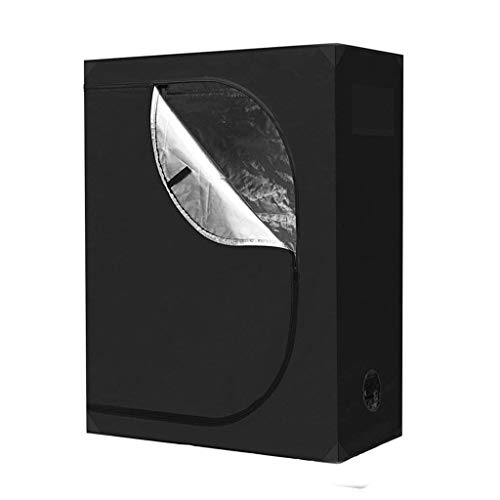 Preisvergleich Produktbild GRT Wachstumszelt, Growbox Anbauzelt Growzelt wasserfest Gewächszelt Zuchtschrank Reflective luftig Wasserdicht für Homegrowing Indoor Pflanzenzucht Zimmerpflanzen (120x60x150CM)