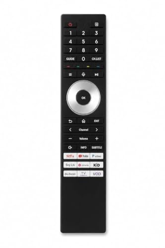 Image of BLACKSHEEP Compatible with Toshiba Smart Tv Remote - Without Voice - Hot Keys Netfix, Prim Video, G0ogle Play, Y0uTube and Media Use for LCD LED OLED QLED UHD 4K Android TVs (TS-090)