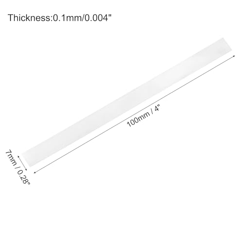 Image of MECCANIXITY Pure Nickel Strip 0.1mm x 7mm x 100mm Battery Soldering Tab Nickel Solder Tab for Battery Pack and Spot Welding 20 Pcs