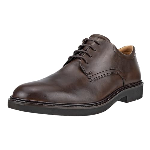 Ecco London Plain Toe Tie, Shoes Hombre, Cocoa Brown, 44 EU