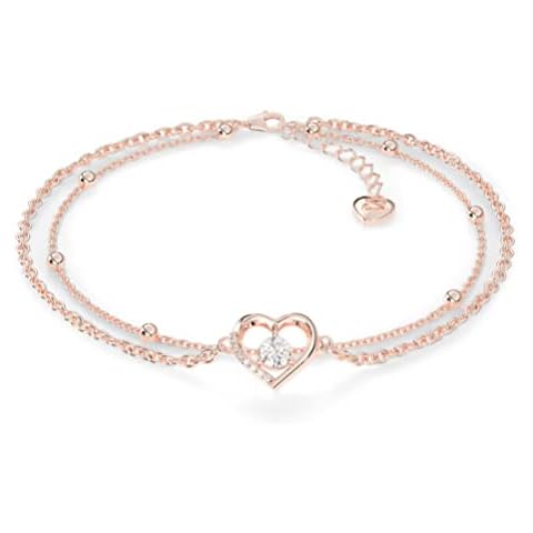 SERASAR 925 Sterling Silver Rose Gold Anklet Cover