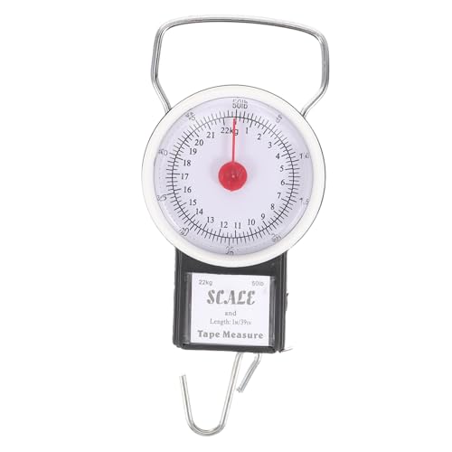 Kisangel 5 Piezas báscula portátil báscula de equipaje escala postal perchas de viaje organizador de viajes kitchen scale el extranjero balanza electrica escala de pantalla lcd el plastico