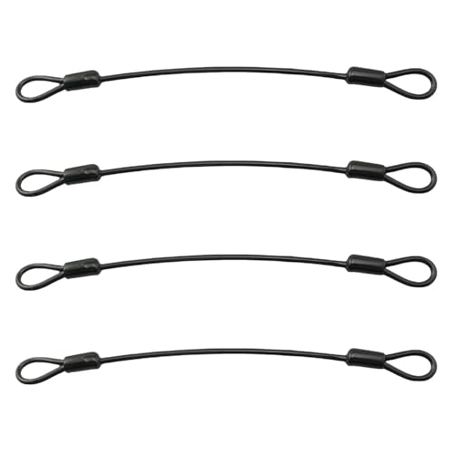 Alambre de acero inoxidable de 12 pulgadas con revestimiento protector de goma para paquetes