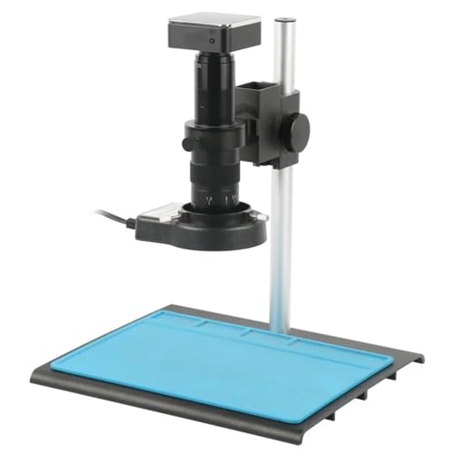 Microscope Touch Panel 180X Set HDMI VGA USB Digital Video Monocular Microscope Camera 180X C-Mount Soldering Phone Repair Tools