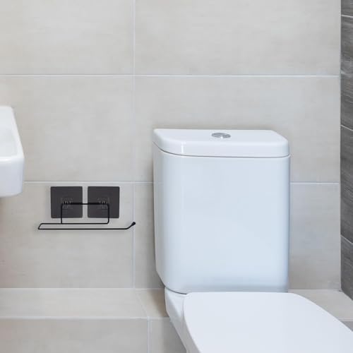 Image of Everline Toilet Paper Holder (Black)