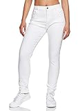 Modische Waschung JMH KAROSTAR Jeans Boyfriend Baggy Style Hose Jeanshose Weiss 38 40 42 44 46 48 (HL600-Weiss-44)