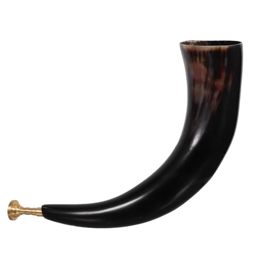 Happyyami Trompeta de cuerno vikingo: cuerno vikingo para exteriores, ideal para fiestas piratas de Halloween, cosplay, de fiesta, generadores de ruido, accesorios piratas.
