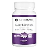 Health Sleep Solution, Sleep Supplement for Adults, Magnesium and Melatonin for Sleep Provides Natural Sleep Support, Vegan Ingredients, Gluten-Free Magnesium Sleep Supplement, 60 Capsules