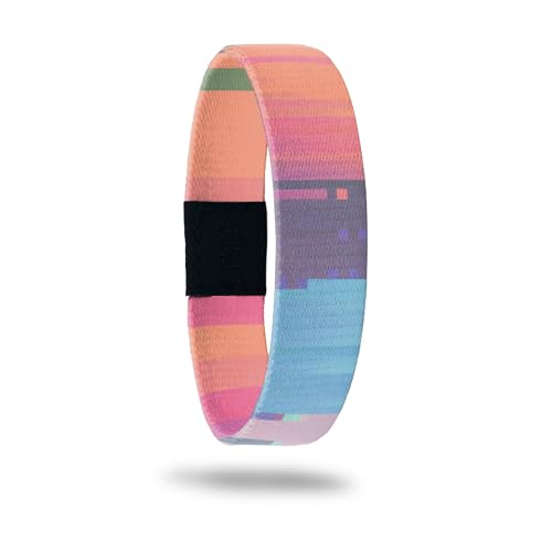 ZOX Bracelets Stretchy Elastic Band with Motivational Affirmations and Beautiful Artwork, Great Gift for Men, Women, and Kids