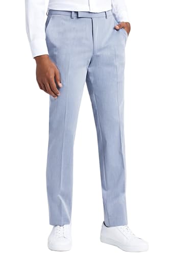 Kenneth Cole REACTION Terno masculino slim fit separado com dois botões, Azul claro, 42