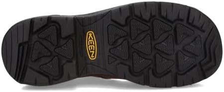 KEEN Utility Men's Juneau Romeo Mid Height Soft Toe Waterproof Pull On Work Boots, Dark Earth/Black, 7.5 Wide | Image 6