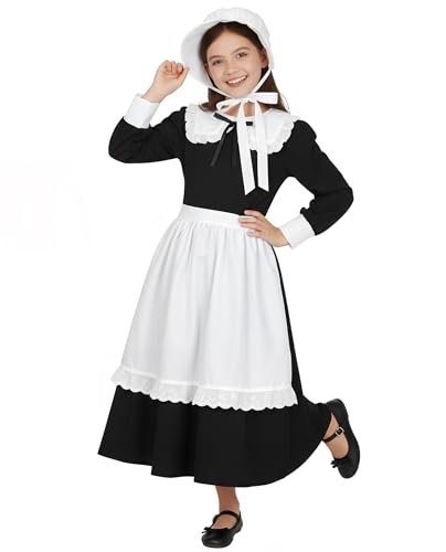 Disfraz Colonial Pioneer para Niñas
