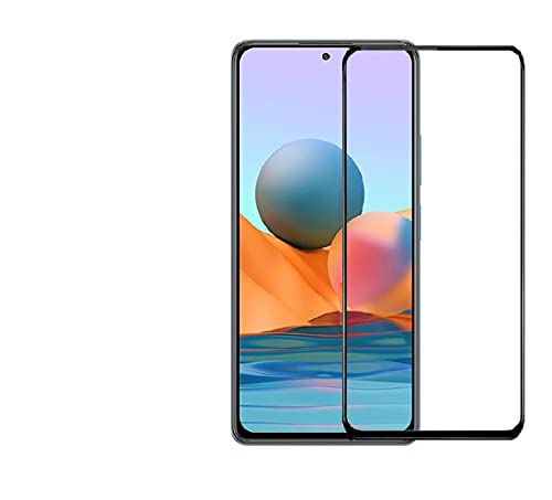 Image of STP FEEL� Premium Tempered Glass Screen Protector Compatible for Mi 11T PRO5G (Black, Pack of 1) Edge to Edge Coverage with Easy Installation Kit
