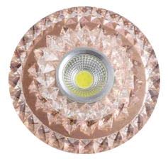 Green Sulfur Crystal COB 3+5 Decorative Panel Lights (Warm White)