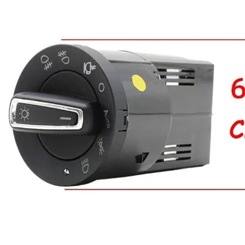 Interruptor automático de faros para Skoda Fabia con tacto original y alta resistencia 2