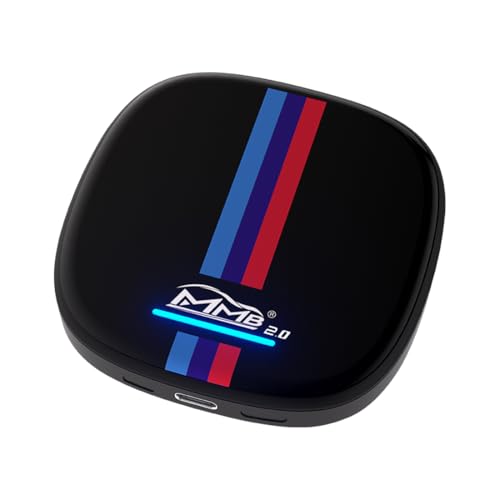 MMB BMW2.0 Ai Box QCM 6125 8 core, 8 + 128 GB Android 13 Multimedia Video Ai Box, 2025 più recente online YouTube/Netflix/App Store, supporta scheda SIM e TF, esclusiva per BMW CarPlay Adattatore