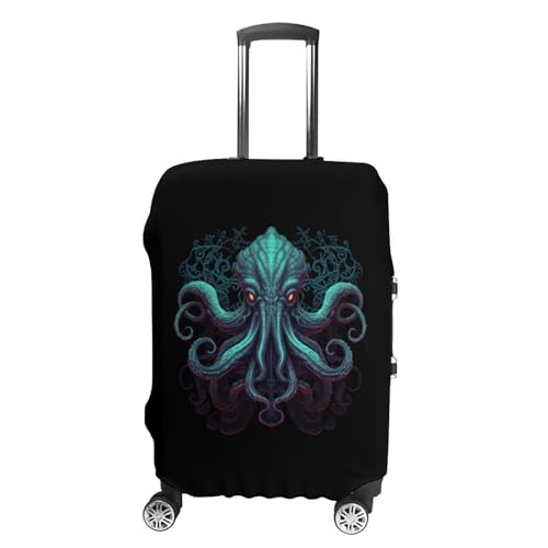 Octopus Travel Luggage Cover Washable Suitcase Protector Baggage Covers for Women Men L