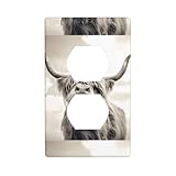Matériau du produit : cette plaque murale décorative YYHHAOFA amusante à motif vache Highland est fabriquée en matériau thermoplastique polycarbonate, qui a la durabilité, la flexibilité et l'élasticité nécessaires pour résister aux chocs forts et à la gravité