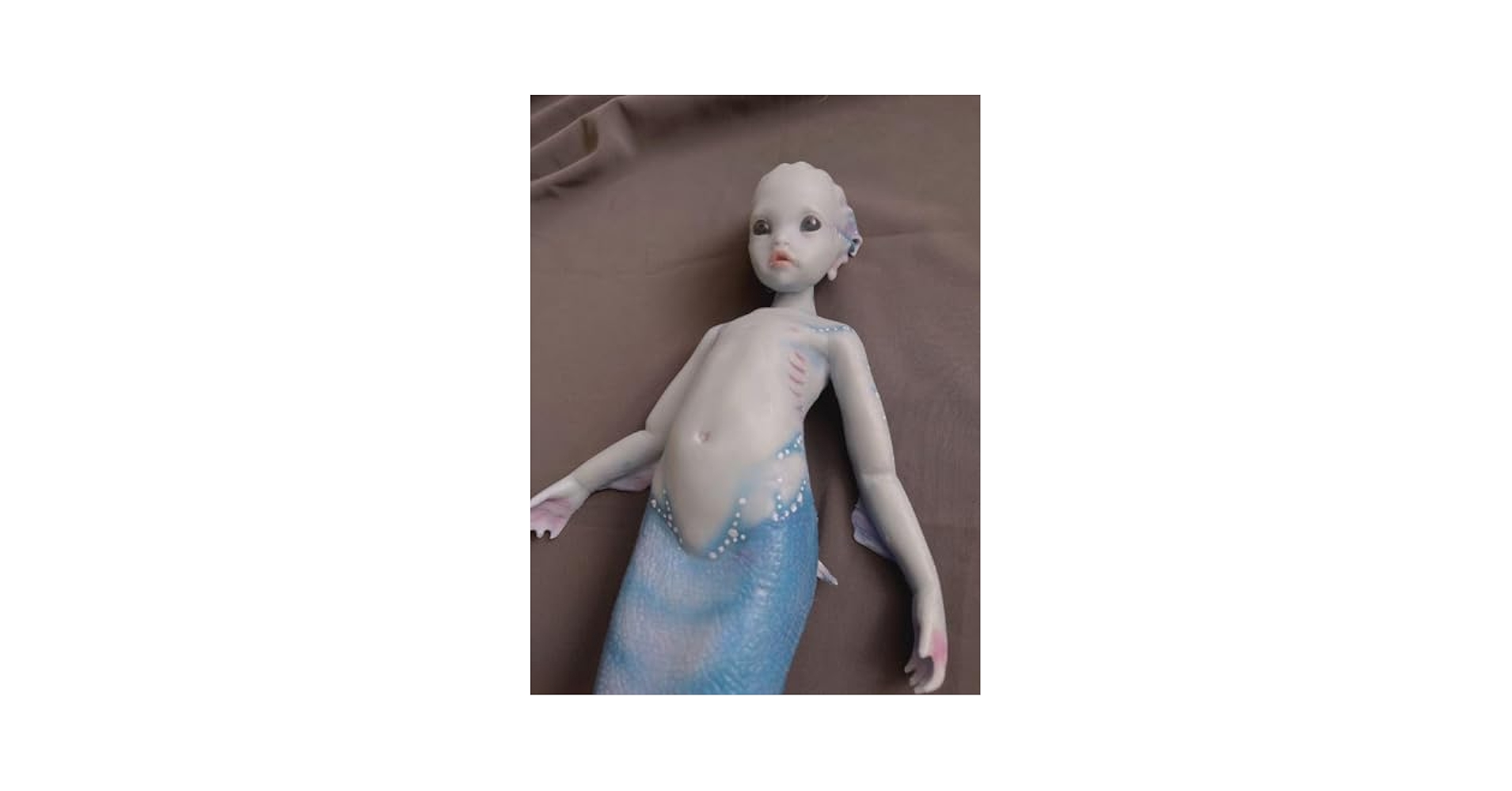 Amazon.co.jp: 人魚 マーメイド フルシリコン リボーンドール
