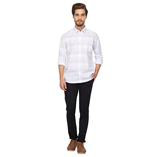 Image of Parx Mens Checked Casual Shirt