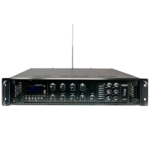 Potenza audio 350 W RMS AMPLIFICATORE PROFESSIONALE 100V / 350W A 6 ZONE CON MP3, DAB, FM SCAN E BLUETOOTH