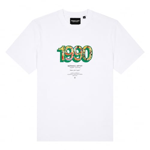 T-shirt Marshall Artist Bobs Yer Uncle blanc pour vos sorties urbaines d'été