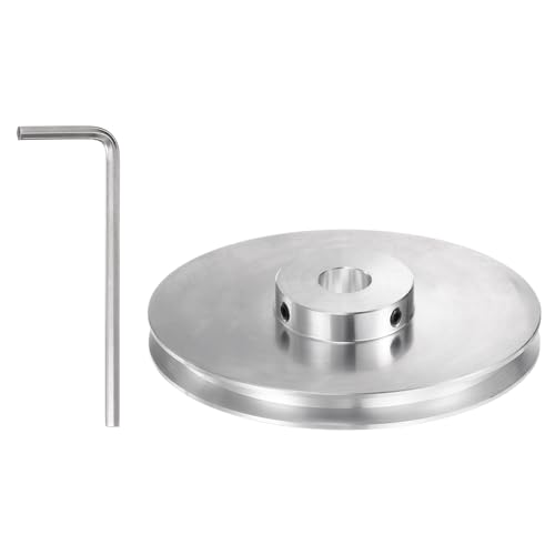 Poulie en V 12mm alésage Quarkzman évite glissement courroie ronde PU 6mm
