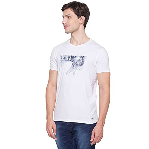 Image of Spykar Men's Solid Slim Fit T-Shirt